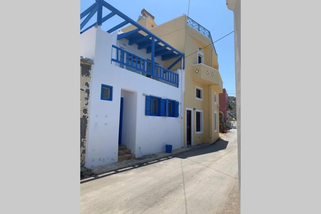 Romantic House 6 Steps From The Sea Móchlos Exterior foto