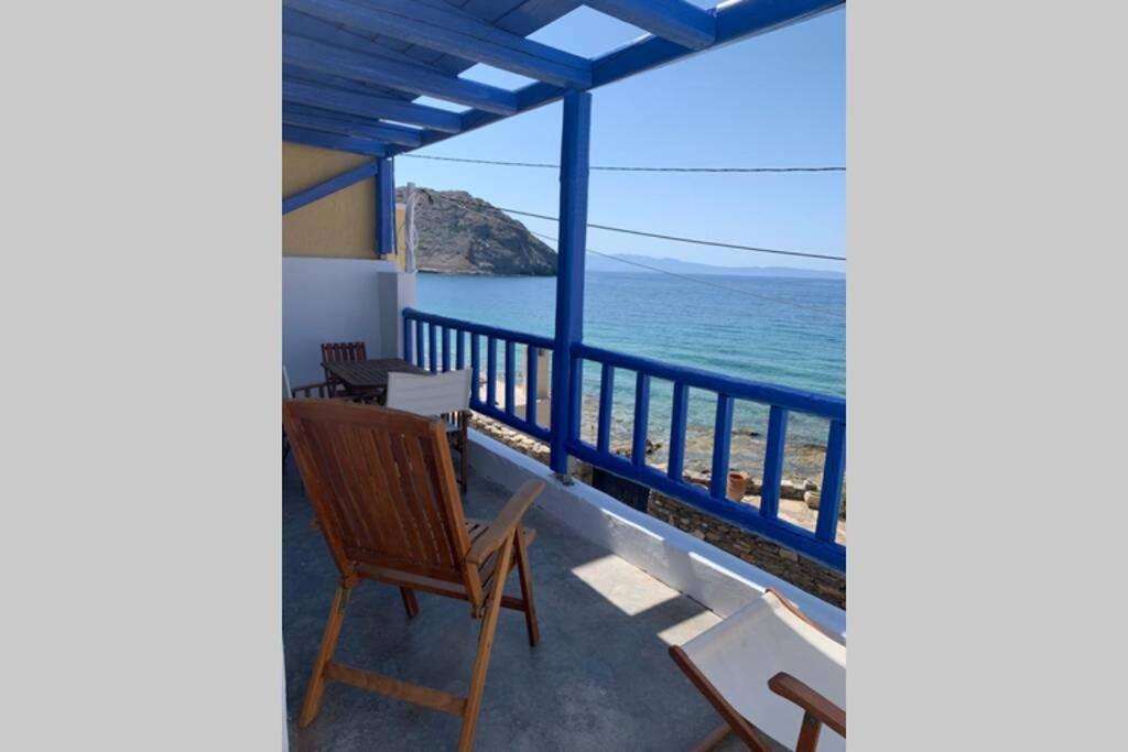 Romantic House 6 Steps From The Sea Móchlos Exterior foto